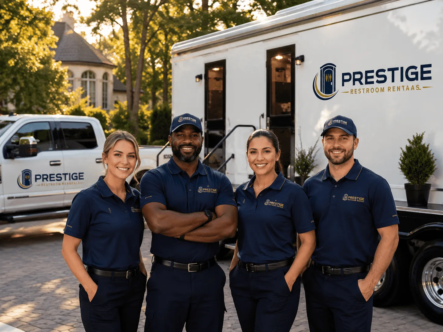 Trusted Luxury Portable Restrooms company in Olin, IA